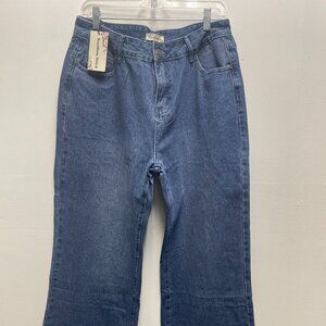 Southern Stitch wide leg flare jeans